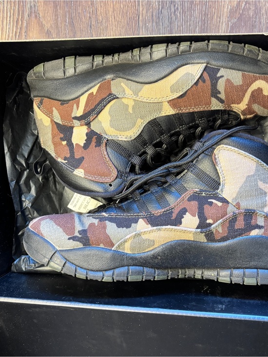 Jordan 10 camo woodland sz 10.5 main image 10